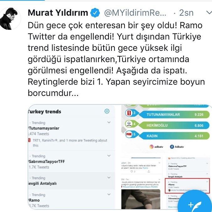 Murat Yıldırım, Ramo hakkında engelleme iddiası ortaya attı! 7