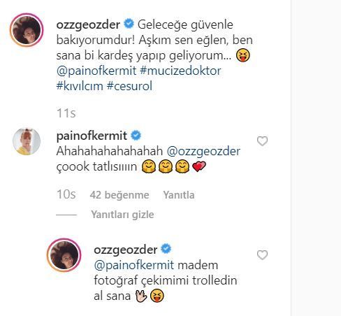 Özge Özder'in fotoğrafına Hazal Türesan limon sıktı! 9