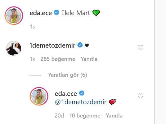 Eda Ece'ye Demet Özdemir desteği! 10