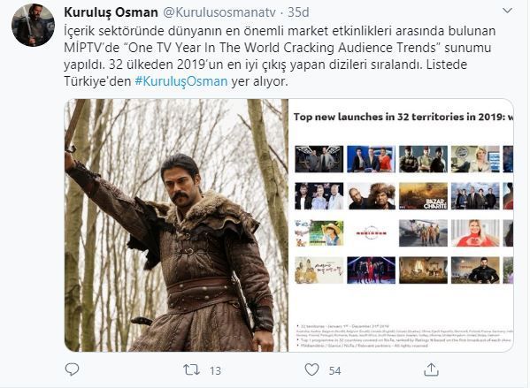 Kuruluş Osman dizisi için yurt dışında güzel haber var! 9