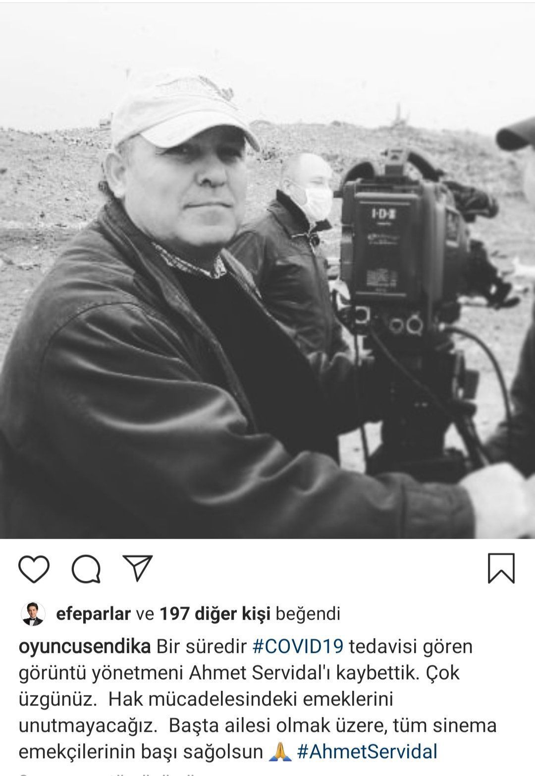 Görüntü yönetmeni Ahmet Servidal, koronavirüs nedeniyle vefat etti 7