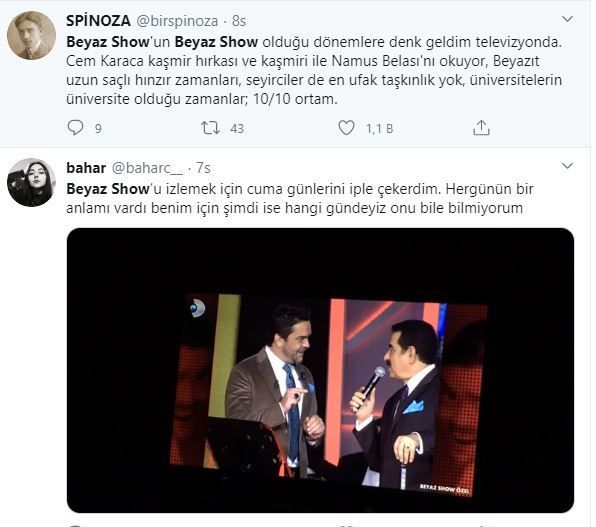 Ne garip değil mi, Beyaz Show'u yeniden keşfeden bir nesil var! 19