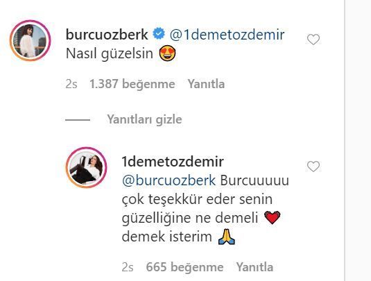 Demet Özdemir ile Burcu Özberk, sosyal medyada birbirlerine iltifat etti! 9