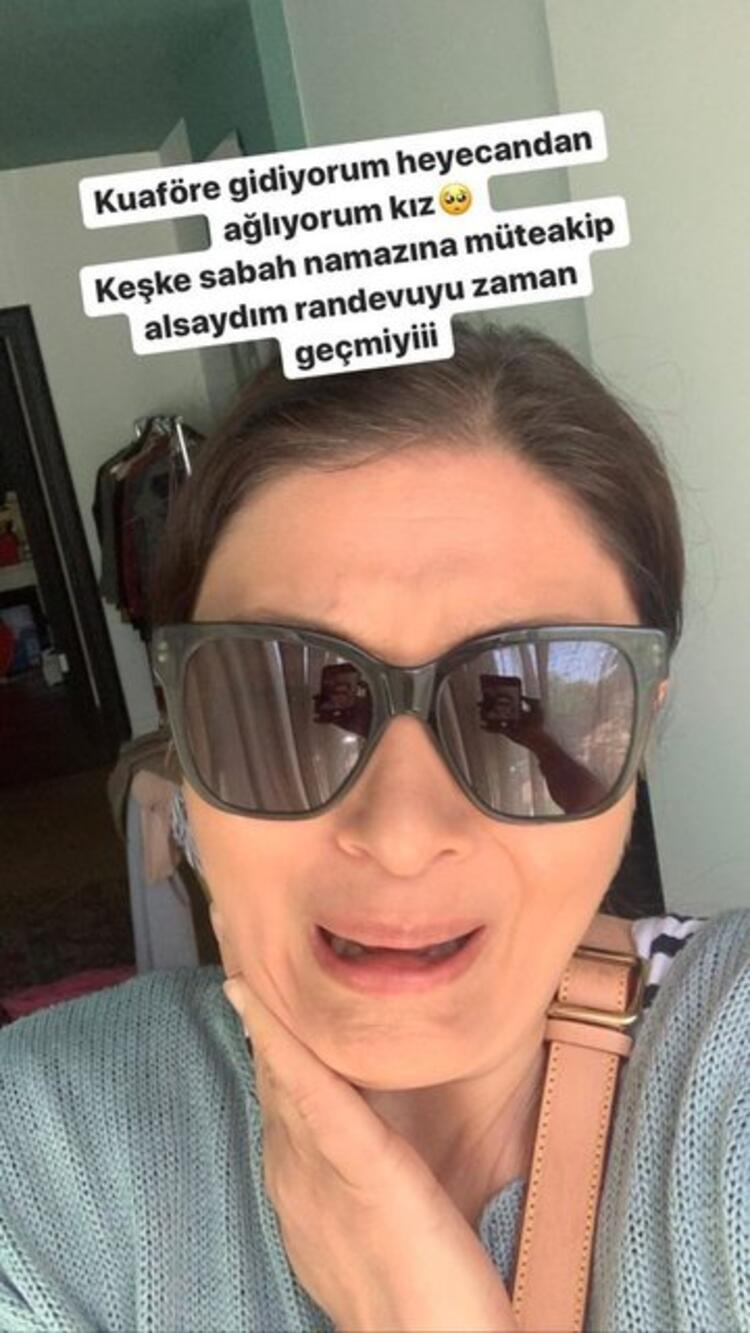 Nurgül Yeşilçay, kuaförler açılınca ilk gidenlerden oldu! 7