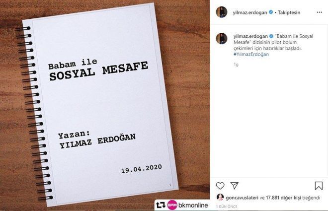 Yılmaz Erdoğan yazdı! Babam ile Sosyal Mesafe dizisi geliyor! 7