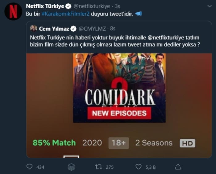 Cem Yılmaz ile Netflix atışmasından daha iyi tanıtım olamazdı! 10