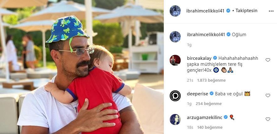 İbrahim Çelikkol'dan sonra Necip Memili de bebeği ile sempatiklik kastı! 8