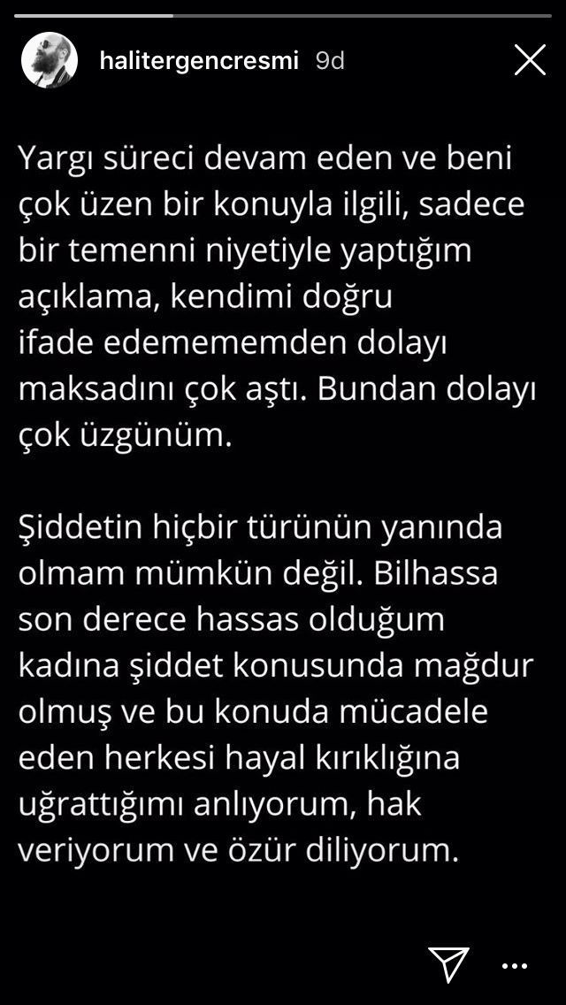 "Hayal kırıklığına uğrattım, özür dilerim!" Halit Ergenç, Ozan Güven sözlerine gelen tepki üzerine açıklama yaptı 9