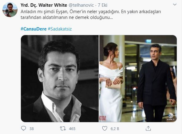 Anladın mı şimdi Eyşan, Ömer'in neler yaşadığını! Cansu Dere'ye Sadakatsiz göndermesi! 8