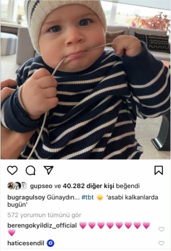 Buğra Gülsoy'dan sürpriz paylaşım! Oğlu Can'ın son haline bakın, bu ne sevimlilik... 17