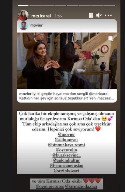 Kırmızı Oda dizisinin başrol oyuncusu gözyaşları arasında veda etti! 27