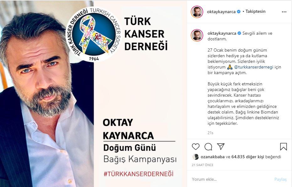 Oktay Kaynarca'dan takdir toplayan kampanya duyurusu! 23