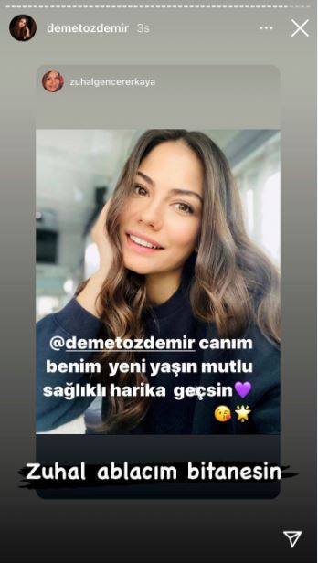 Demet Özdemir'e Doğduğun Ev Kaderindir oyuncularından kutlama! Eski dizisindeki rol arkadaşı da unutmadı! 11