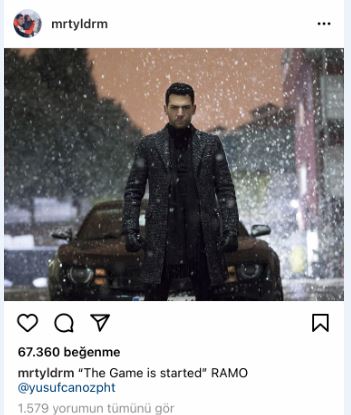 Ramo'da oyun başladı! Murat Yıldırım mesajı havalı pozuyla instagram'dan çaktı! 9