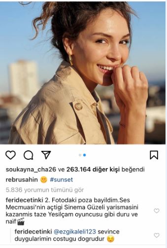Ebru Şahin'in fotosuna rol arkadaşından övgü dolu yorum! Hilal Altınbilek ve Hande Soral'ın set arkası pozlar! 11