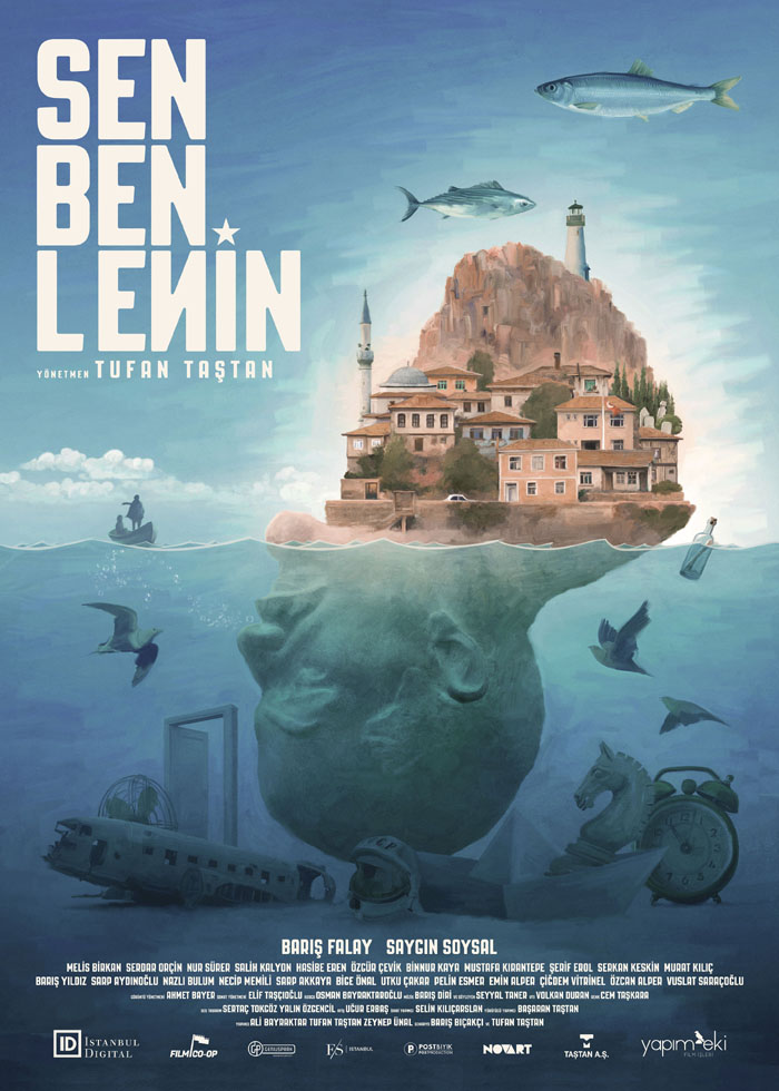 Barış Falay ve Saygın Soysal'ın başrolündeki Sen Ben Lenin filminin afişleri dikkat çekti! 9