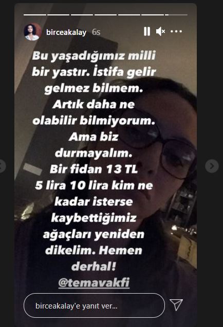 Son Yaz dizisinin yeni transferi Birce Akalay'dan üzüntü dolu mesaj var! 12