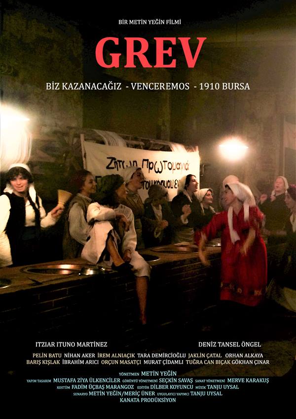 La Casa De Papel dizisinin hangi ünlü oyuncusu rol aldığı Grev filminin galası için Türkiye'de? 7