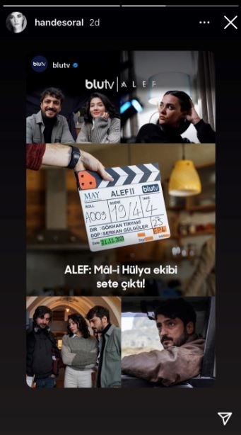 Hande Soral, Alef dizisindeTaner Ölmez'le ilgili sürprizi sosyal medyadan açık etti! 11