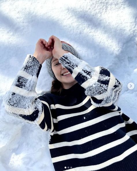 Süslü Korkuluk dizisinin çekimleri ertelenen Alina Boz kar paylaşımlarıyla hayranlarını mest etti!.. 9