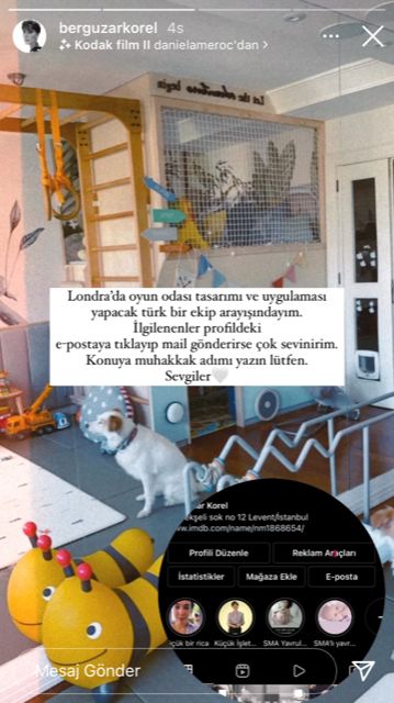 Bergüzar Korel ve Halit Ergenç çifti Londra'da çocuk oyun odası tasarımı yapacak Türk ekip arıyor!.. 37