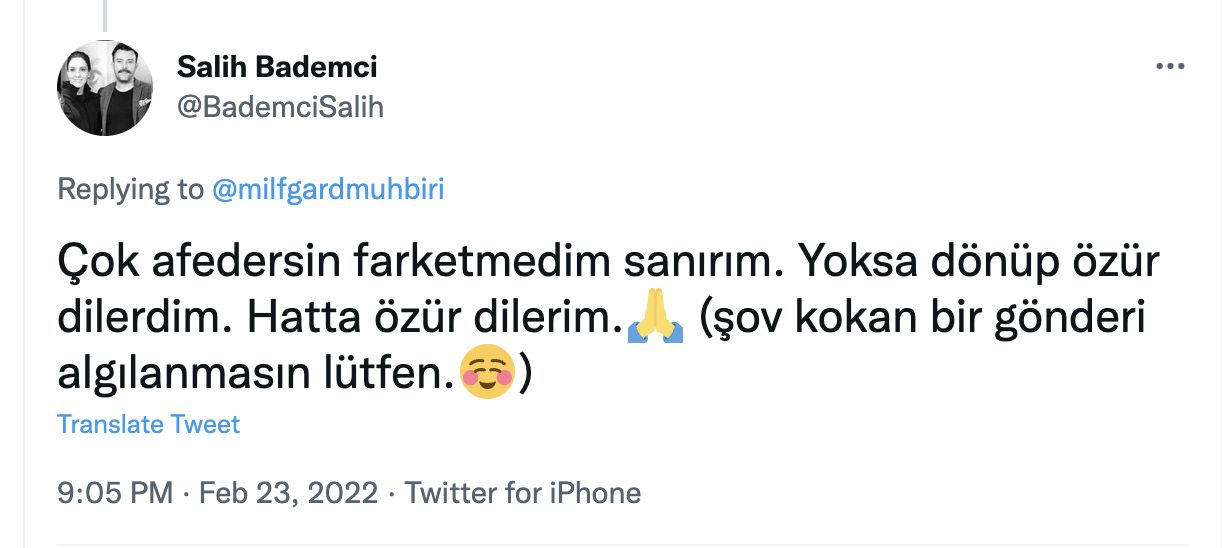 Kulüp’ün Selim Songür’ü Salih Bademci’nin sosyal medyadaki özrü büyük alkış aldı! 14