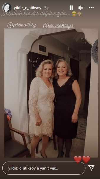 Yıldız Çağrı Atiksoy kayınvalidesi ve annesinin birlikte fotoğrafını paylaştı! Fotoğraftaki detay dikkat çekti!.. 7