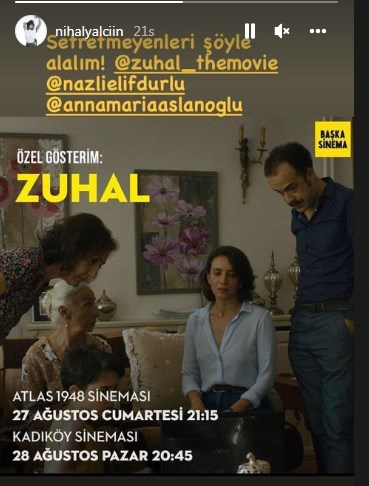 Yetenekli oyuncu Nihal Yalçın'a ödül getiren Zuhal filmini kaçıranlara müjde!.. 7