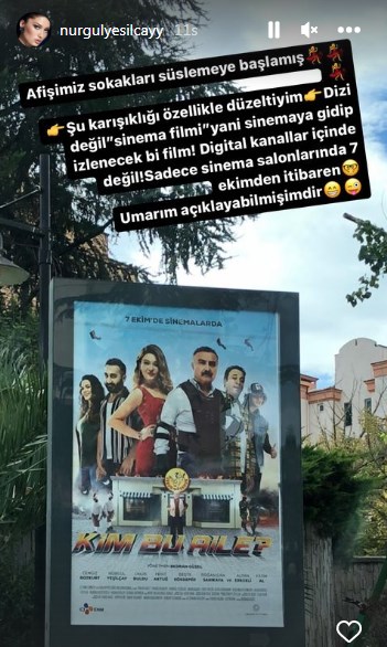 Nurgül Yeşilçay yeni filmi Kim Bu Aile? ile ilgili kafa karışıklıklarına son noktayı koydu! 7