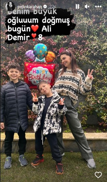 Pelin Karahan'dan oğlunun doğum gününde sıcacık aile pozları! 9