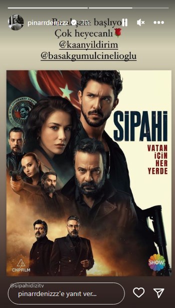 Ekran yolculuğuna yeni başlayan Sipahi dizisinin Pınar Deniz için iki anlamı var!.. 7