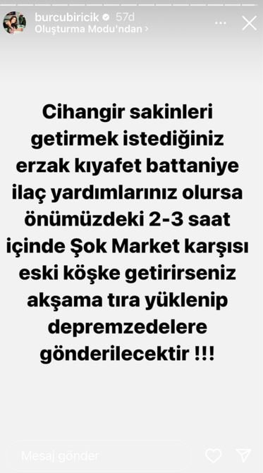 Ünlü isimler deprem için kampanya başlattı: "Setleri durdurun!" İlk destek Ay Yapım'dan geldi! 13 Ünlü isimler deprem için kampanya başlattı: "Setleri durdurun!" İlk destek Ay Yapım'dan geldi! 13