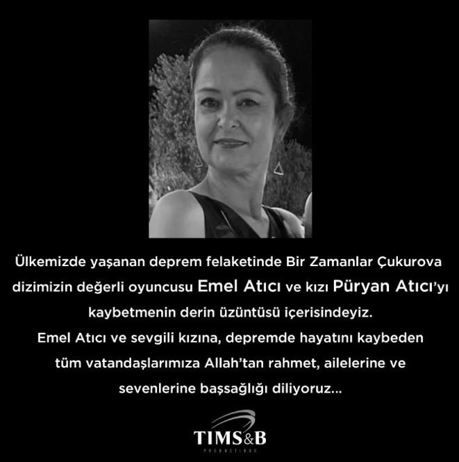 Bir Zamanlar Çukurova dizisinin tüm ekibini yasağa boğan ölüm! 46 Bir Zamanlar Çukurova dizisinin tüm ekibini yasağa boğan ölüm! 46