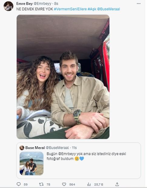 Emre Bey ile Buse Meral ikilisi, dizi hayranlarını mest ediyor! 7 Emre Bey ile Buse Meral ikilisi, dizi hayranlarını mest ediyor! 7