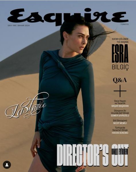 Esra Bilgiç ile çölde yapılan özel çekimlerin kamera arkası görüntüleri ortaya çıktı 7