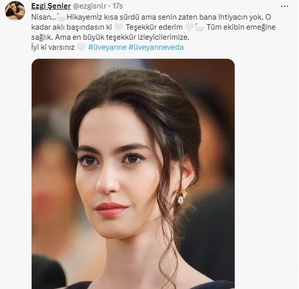 Ezgi Şenler'den bir dizi karakterine daha duygusal veda! 7