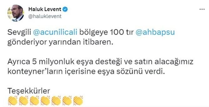 Acun Ilıcalı, deprem felaketi sonrası yardımlarına yenilerini ekliyor! 9 Acun Ilıcalı, deprem felaketi sonrası yardımlarına yenilerini ekliyor! 9