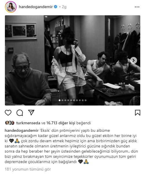 Hande Doğandemir'in deprem sonrası üretmenin iyileştirici gücüne sığındı! 8 Hande Doğandemir'in deprem sonrası üretmenin iyileştirici gücüne sığındı! 8