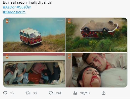 Kardeşlerim dizisinin 3. sezon finalinde çok bilinen bir meraklandırma taktiği kullanıldı! 8
