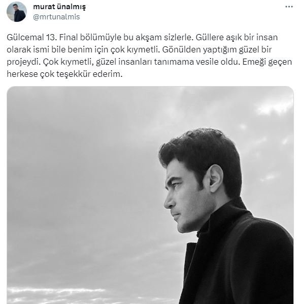 Murat Ünalmış'ın hayranları için Gülcemal dizisi gönüllerde bir yara olarak kalacak! 7 Murat Ünalmış'ın hayranları için Gülcemal dizisi gönüllerde bir yara olarak kalacak! 7