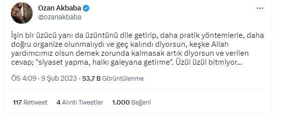 Kasaba Doktoru dizisinin başrolü Ozan Akbaba, felaket sonrası isyan etti! 8