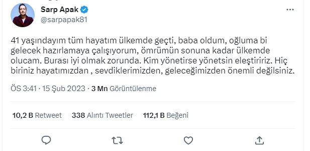 Kaderimin Oyunu dizisindeki Mahir rolüyle unutulmayan Sarp Apak'ın bu isyanı da unutulmaz! 7 Kaderimin Oyunu dizisindeki Mahir rolüyle unutulmayan Sarp Apak'ın bu isyanı da unutulmaz! 7