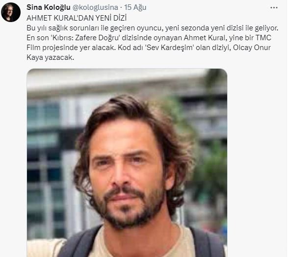 Dram rolüne çok yakıştırılan Ahmet Kural, yeni projesinde eskiye dönüş yapıyor! 7
