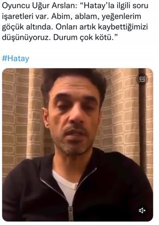 Yargı'nın Eren'i Uğur Aslan'ın büyük acısı! Günlerce haber alamadığı yakınları için Hatay'a gitti ve acı haberi aldı! 10 Yargı'nın Eren'i Uğur Aslan'ın büyük acısı! Günlerce haber alamadığı yakınları için Hatay'a gitti ve acı haberi aldı! 10
