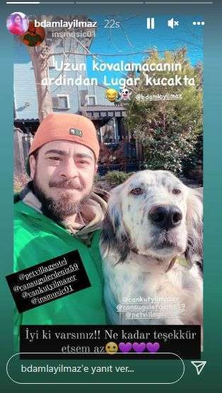 Köpeğine kavuşan Yasak Elma'nın Kumru'su Biran Damla Yılmaz çifte mutluluk yaşadı!.. 9 Köpeğine kavuşan Yasak Elma'nın Kumru'su Biran Damla Yılmaz çifte mutluluk yaşadı!.. 9