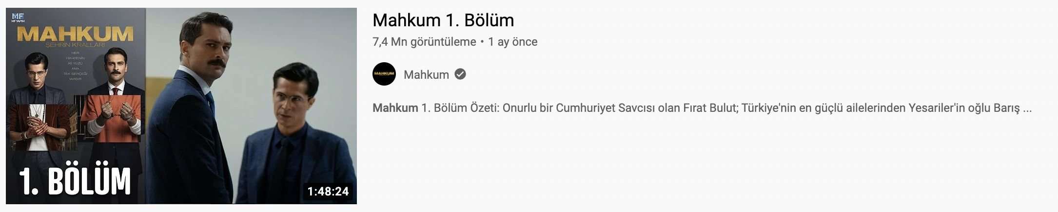 Mahkum’dan YouTube’da büyük başarı! Sadece reytinglere değil sosyal medyaya da damgasını vuruyor! 2