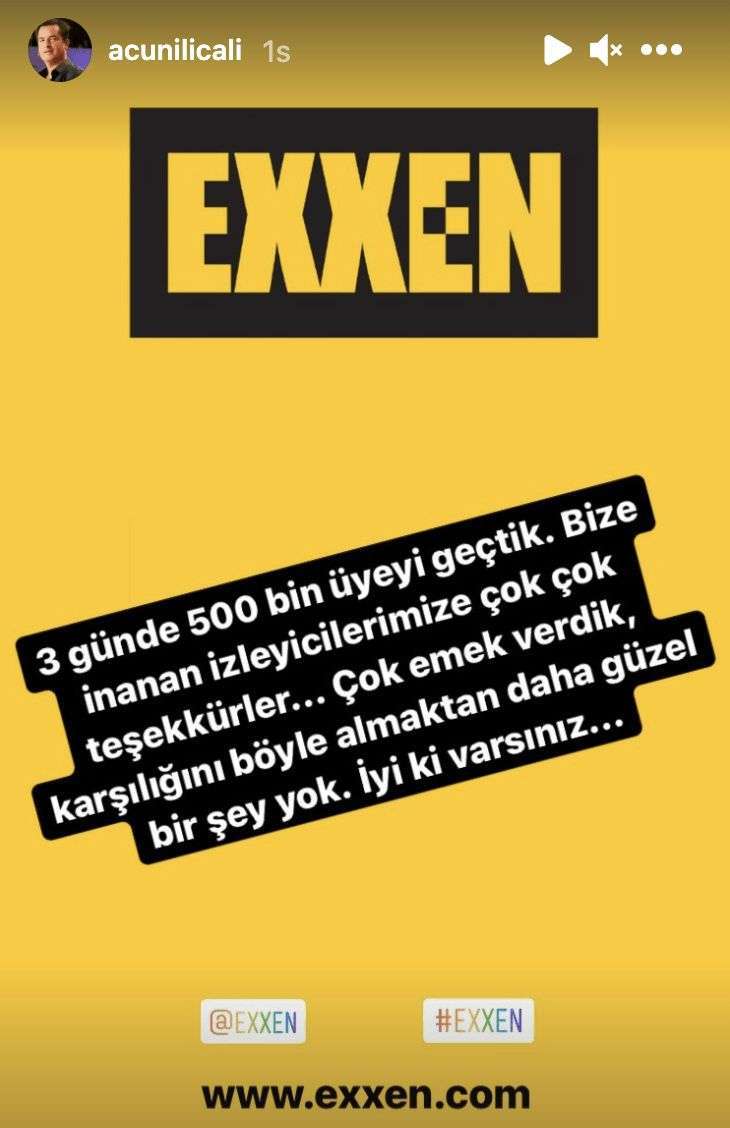 Exxen'e patlama yaptıran dizileri oldu! Acun Ilıcalı üye sayısını açıkladı! 7 Exxen'e patlama yaptıran dizileri oldu! Acun Ilıcalı üye sayısını açıkladı! 7