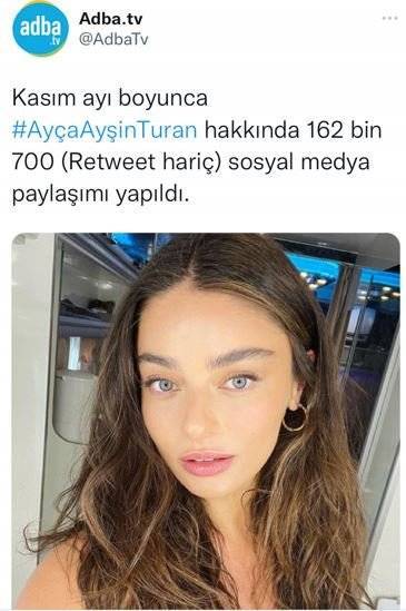 Dizileri yok ama Ayça Ayşin Turan, popülerlikte Demet Özdemir'i geçti! 9