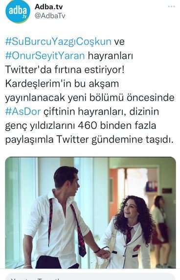 Kardeşlerim dizisinde Asiye ve Doruk hayranlığı, AsDor etiketiyle sosyal medyada fırtına estirdi! 7