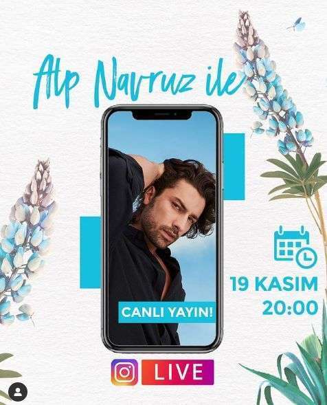 Büyük buluşma bu akşam! Yakışıklı oyuncu Alp Navruz sosyal medyada canlı yayında hayranlarıyla buluşuyor! 7 Büyük buluşma bu akşam! Yakışıklı oyuncu Alp Navruz sosyal medyada canlı yayında hayranlarıyla buluşuyor! 7